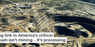 MP Materials’ Mountain Pass mine and processing facility in California was for years the only U.S. rare earth elements mine. Tmy350/Wikimedia Commons, CC BY-SA